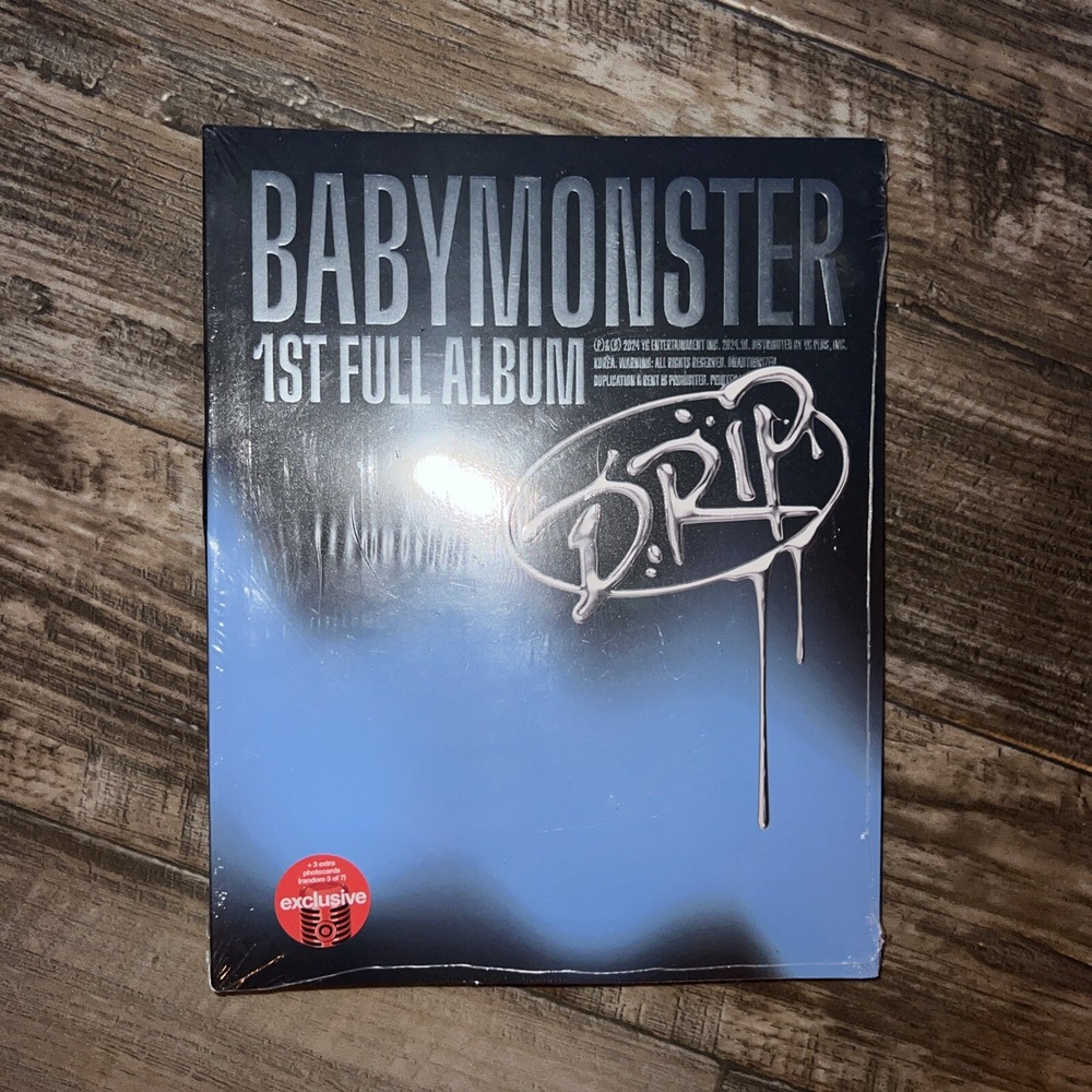 BABYMONSTER [DRIP]‎ 1st Full Album CD+Photo Book+7 Photo Card | BINDER